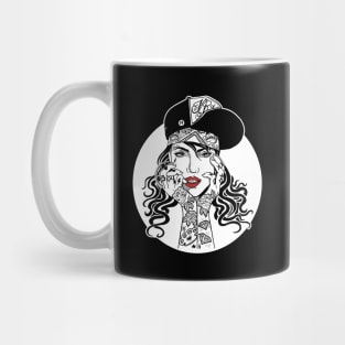 Skate Girl with Tattoo Mug